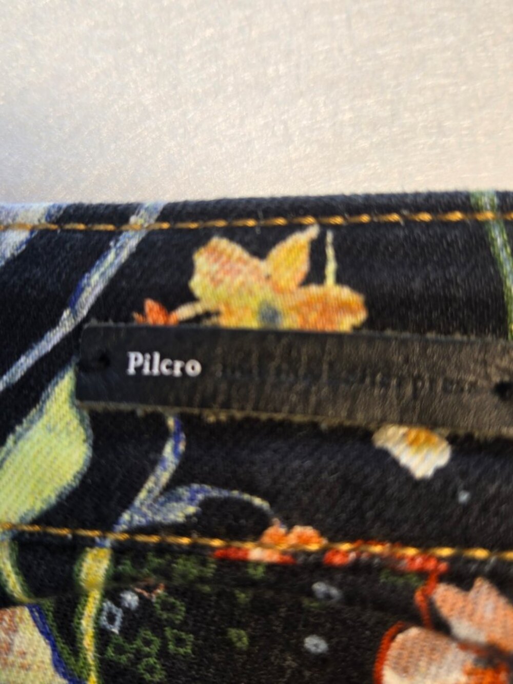 Pilcro and the Letterpress Anthropologie Floral Print Skinny Jeans Women's - Picture 3 of 7